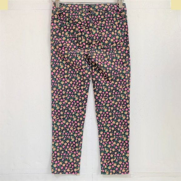 Cherokee Girls Super Skinny Floral Stretch Jeans - Picture 4 of 8